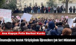 İmamoğlu'na Destek Yürüyüşünde Öğrencilere Çok Sert Müdahale!