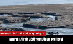 Isparta Eğirdir Gölü'nde Düden Tehlikesi