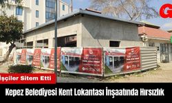 Kepez Belediyesi Kent Lokantası İnşaatında Hırsızlık