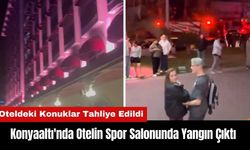 Konyaaltı'nda Otelin Spor Salonunda Yangın Çıktı