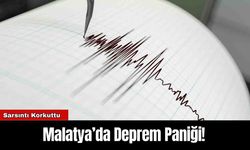 Malatya’da Deprem Paniği! Sarsıntı Korkuttu