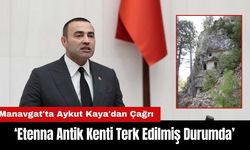 Manavgat'ta Aykut Kaya'dan Çağrı: Etenna Antik Kenti Terk Edilmiş Durumda