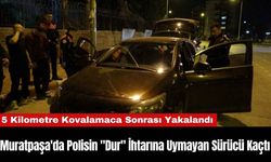 Muratpaşa'da Polisin "Dur" İhtarına Uymayan Sürücü Kaçtı