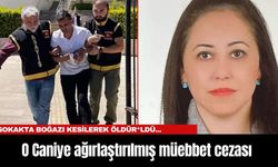 Sokakta boğazı kesilerek öldür*ldü... O Caniye ağırlaştırılmış müebbet cezası