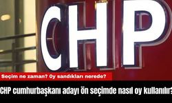 CHP cumhurbaşkanı adayı ön seçim ne zaman, oy sandıkları nerede, nasıl oy kullanılır?