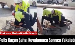 Polis Kaçan Şahsı Kovalamaca Sonrası Yakaladı