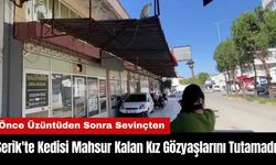 Serik'te Kedisi Mahsur Kalan Kız Gözyaşlarını Tutamadı