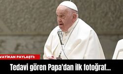 Vatikan paylaştı: Tedavi gören Papa'dan ilk fotoğraf...