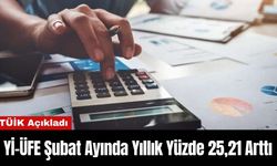 Yİ-ÜFE Şubat Ayında Yıllık Yüzde 25,21 Arttı