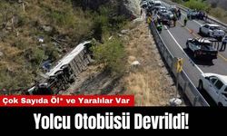 Yolcu Otobüsü Devrildi! Çok Sayı Öl* ve Yaralılar Var