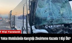 Yolcu Otobüsünün Karıştığı Zincirleme Kazada 1 Kişi Öld*