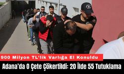 Adana’da O Çete Çökertildi: 20 İlde 55 Tutuklama