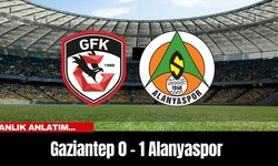 Anlık Anlatım... Gaziantep 0 - 1 Alanyaspor