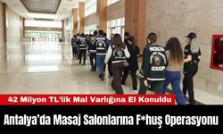 Antalya’da Masaj Salonlarına F*huş Operasyonu