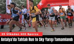 Antalya’da Tahtalı Run to Sky Yarışı Tamamlandı