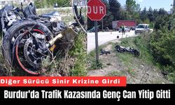 Burdur'da Trafik Kazasında Genç Can Yitip Gitti