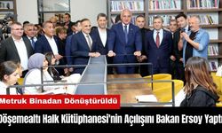 Döşemealtı Halk Kütüphanesi'nin Açılışını Bakan Ersoy Yaptı