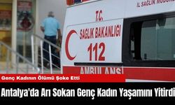 Antalya'da Arı Sokan Genç Kadın Yaşamını Yitirdi