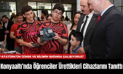 Konyaaltı’nda Öğrenciler Ürettikleri Cihazlarını Tanıttı