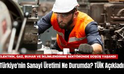 Türkiye'nin Sanayi Üretimi Ne Durumda? TÜİK Açıkladı