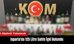 Isparta'da 125 Litre Sahte İçki Bulundu