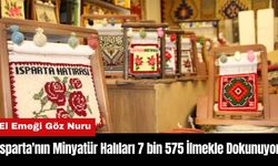 Isparta'nın Minyatür Halıları 7 bin 575 İlmekle Dokunuyor