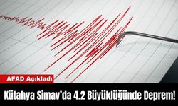 Kütahya Simav’da 4.2 Büyüklüğünde Deprem!
