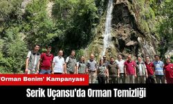 Serik Uçansu'da Orman Temizliği