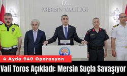 Vali Toros Açıkladı: Mersin Suçla Savaşıyor