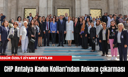 CHP Antalya Kadın Kolları’ndan Ankara çıkarması
