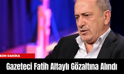 Gazeteci Fatih Altaylı Gözaltına Alındı