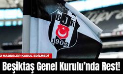 Beşiktaş Genel Kurulu’nda Rest!