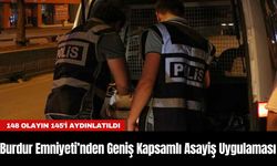 Burdur Emniyeti’nden Geniş Kapsamlı Asayiş Uygulaması