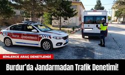 Burdur’da Jandarmadan Trafik Denetimi! Binlerce Araç Denetlendi