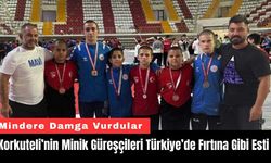 Korkuteli’nin Minik Güreşçileri Türkiye’de Fırtına Gibi Esti