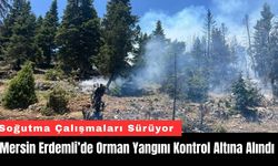 Mersin Erdemli’de Orman Yangını Kontrol Altına Alındı