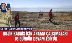 Rojin Kabaiş İçin Arama Çalışmaları 16 Gündür Devam Ediyor