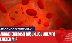 Kandaki eritrosit düşüklüğü anemiyi tetikler mi? İşte yanıtı