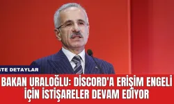 Bakan Uraloğlu: Discord'a Erişim Engeli İçin İstişareler Devam Ediyor