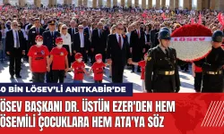 LÖSEV Başkanı Dr. Üstün Ezer'den hem Lösemili çocuklara hem Ata'ya söz