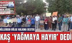 Orman Alanına Turizm Tesisi Yapım İhalesine Tepki! Kaş Yağmaya Geçit Vermeyecek