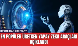 En Popüler Üretken Yapay Zeka Araçları Açıklandı: Zirvede Hangisi Var?