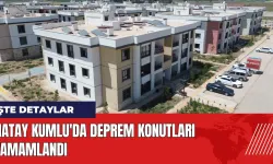 Hatay Kumlu'da deprem konutları tamamlandı