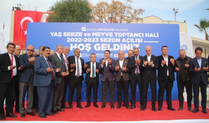 Antalya'da, 2022-2023 hal sezonu açıldı