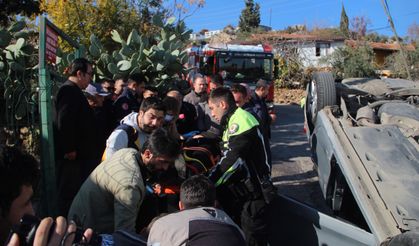 Kursiyer takla attı, eğitmen kaçtı