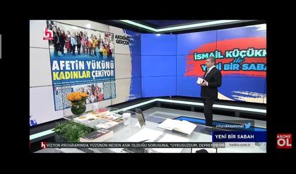 9 mart tarihli sayımız Halk TV ekranlarında