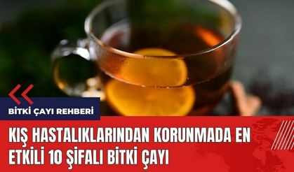 Kış hastalıklarından korunmada en etkili 10 şifalı bitki çayı