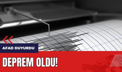 AFAD açıkladı: Kahramanmaraş'da deprem!