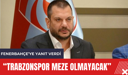 Trabzonspor Başkanı Doğan'dan Fenerbahçe'ye cevap!