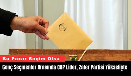 Genç Seçmenler Arasında CHP Lider, Zafer Partisi Yükselişte